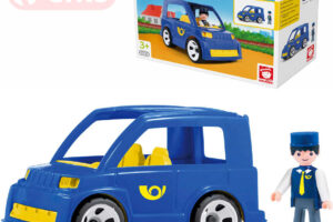 EFKO IGRÁČEK MultiGO Postboten-Set: Postwagen mit Figur BAUSATZ