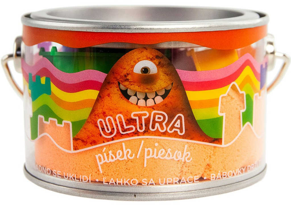 ep-line-ultra-pisek-kineticky-magicky-200g-oranzovy-set-s-formickami-v-plechovce EP Line Ultra kinetischer Zaubersand 200 g