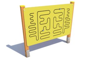 Monkey-Spiel – Rennen – Gelb