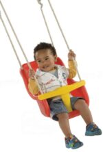 Schaukel Monkey’s Home aus Kunststoff Baby Luxe ROT