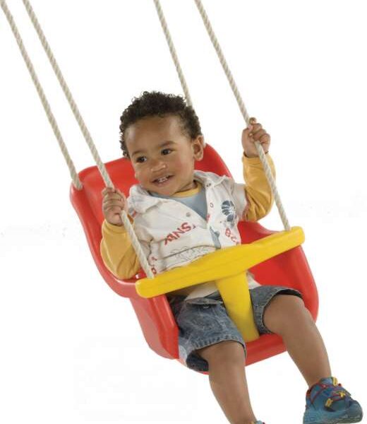Schaukel Monkey’s Home aus Kunststoff Baby Luxe ROT