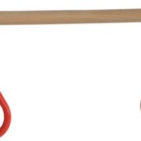 Klettergerüst Monkey’s Home aus Holz mit Kunststoffgriffen ROT