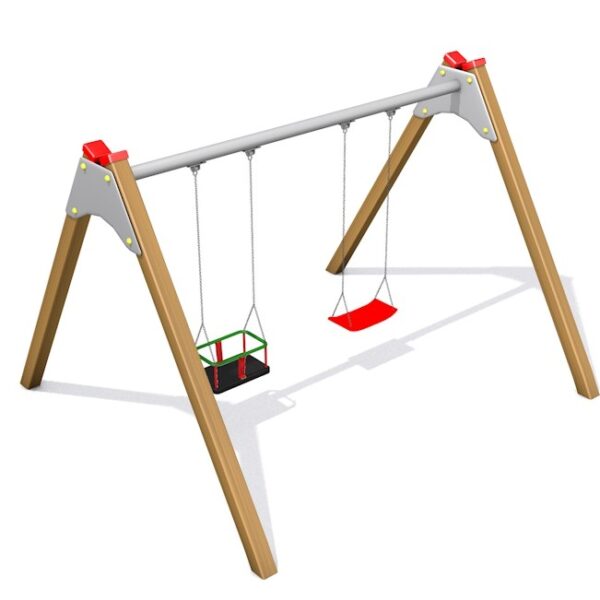 Monkey-Schaukel Duoswing II – mit Kindersitz