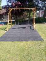 Duoswing II-Schaukel aus Akazienholz – mit Kindersitz – Bild 6