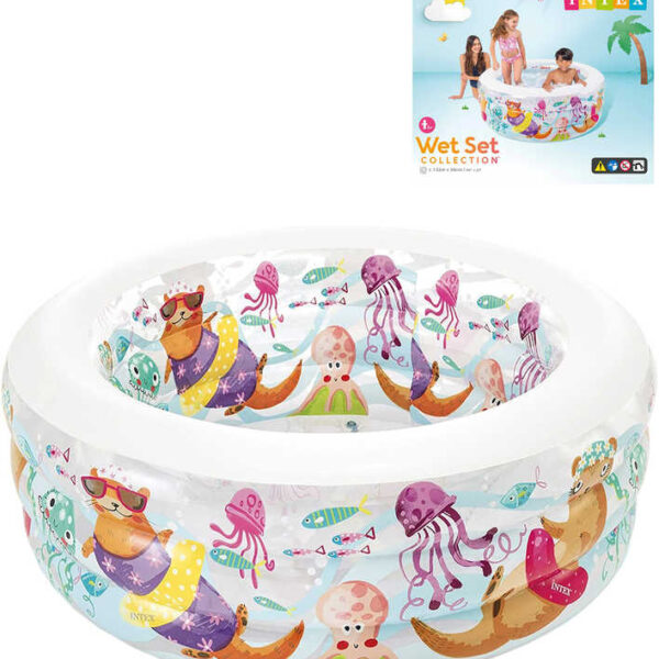 INTEX Rundes aufblasbares Kinderplanschbecken 152 x 56 cm mit