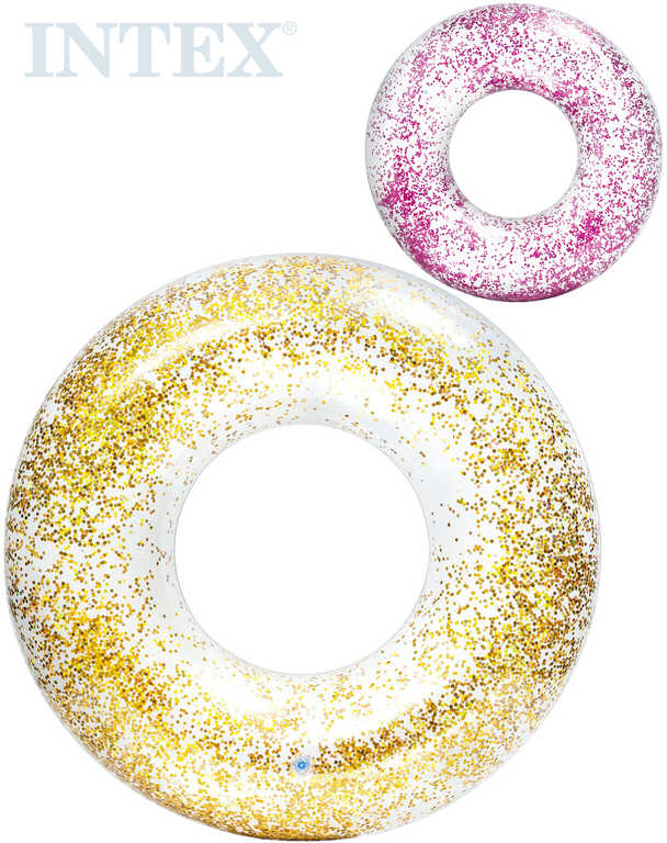 intex-kruh-glitter-nafukovaci-flitrovy-119cm-plavaci-kolo-do-vody-2-barvy-56274 INTEX Glitter