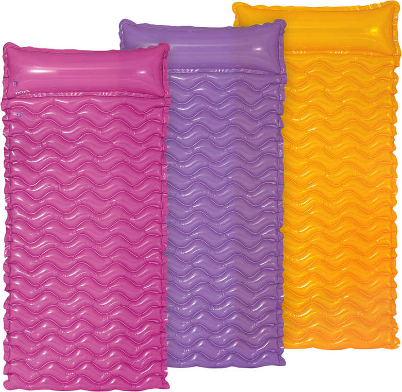 intex-lehatko-nafukovaci-vlnky-229x86cm-matrace-do-vody-3-barvy-58807 INTEX Aufblasbare Liege „Wellen“ 229 x 86 cm