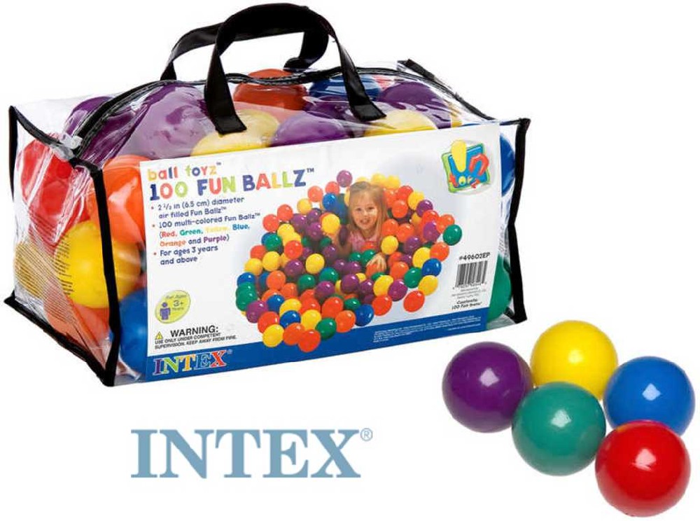 intex-micky-6-5cm-set-100ks-do-hracich-koutu-nebo-bazenu-sada-49602 INTEX Bälle 6