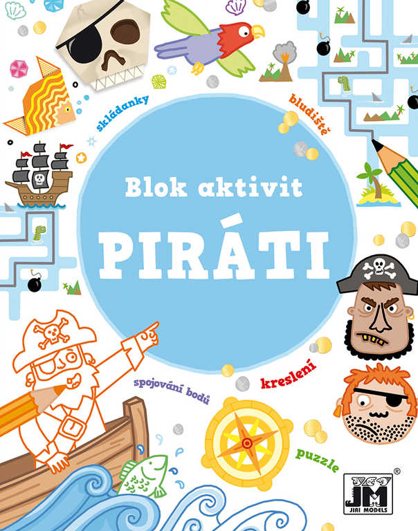 jiri-models-blok-aktivit-pirati-sesit-s-aktivitami JIRI MODELS Aktivitätsheft „Piraten“ – Arbeitsheft mit Aufgaben