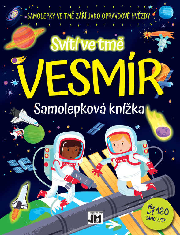 jiri-models-knizka-samolepkova-vesmir-sviti-ve-tme JIRI MODELS Stickerbuch „Das Weltall leuchtet im Dunkeln“