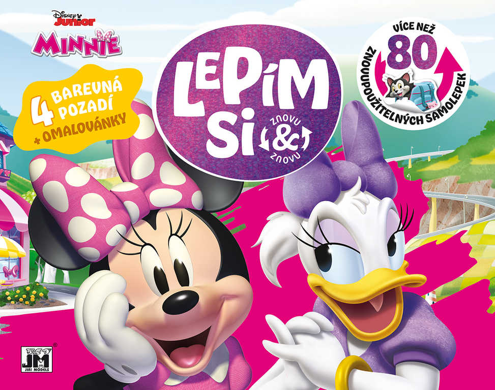 jiri-models-lepim-si-znovu-disney-minnie-mouse-zabava-se-samolepkami JIRI MODELS „Ich klebe wieder“ – Disney Minnie Mouse: Spaß mit Aufklebern