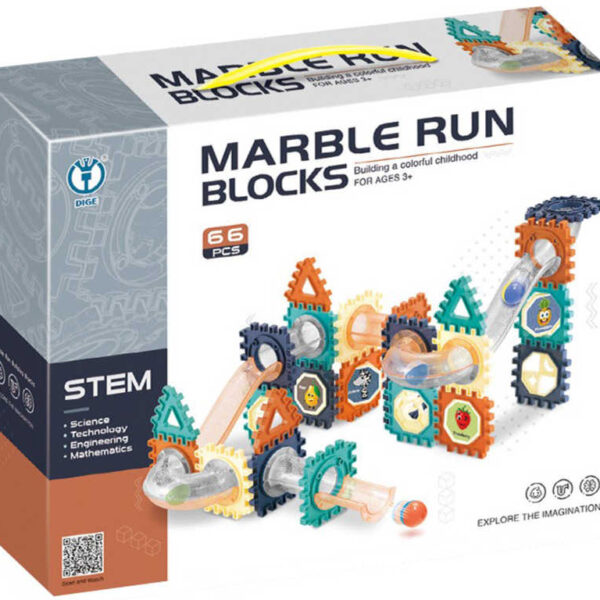 Kugelbahn Marble Run Blocks 2D/3D-Bausatz