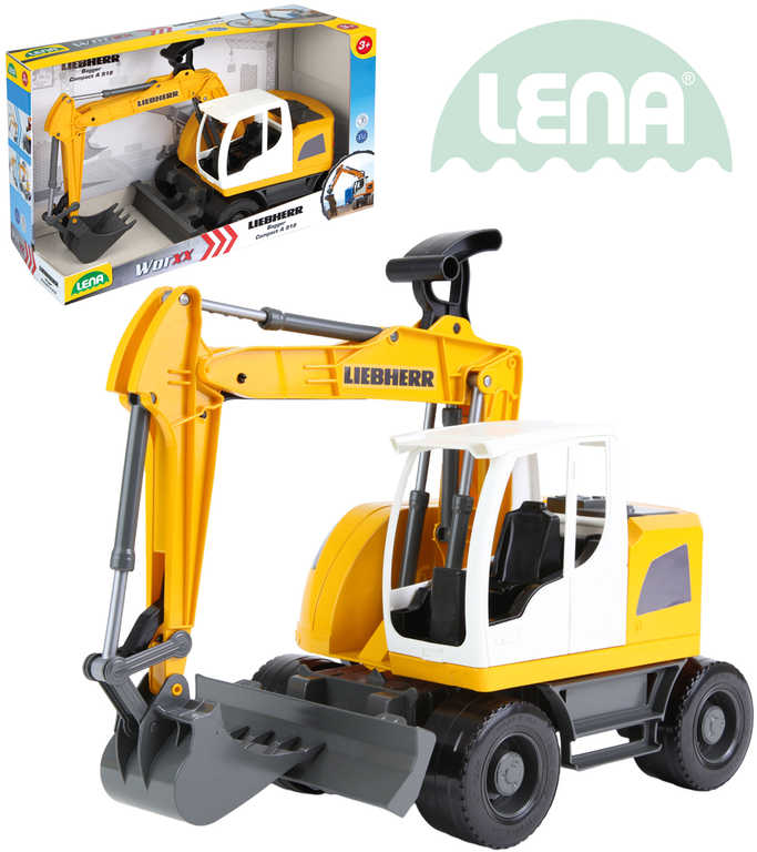 lena-bagr-funkcni-48cm-worxx-1-15-liebherr-a918-litronic-plast-v-krabici LENA Bagger