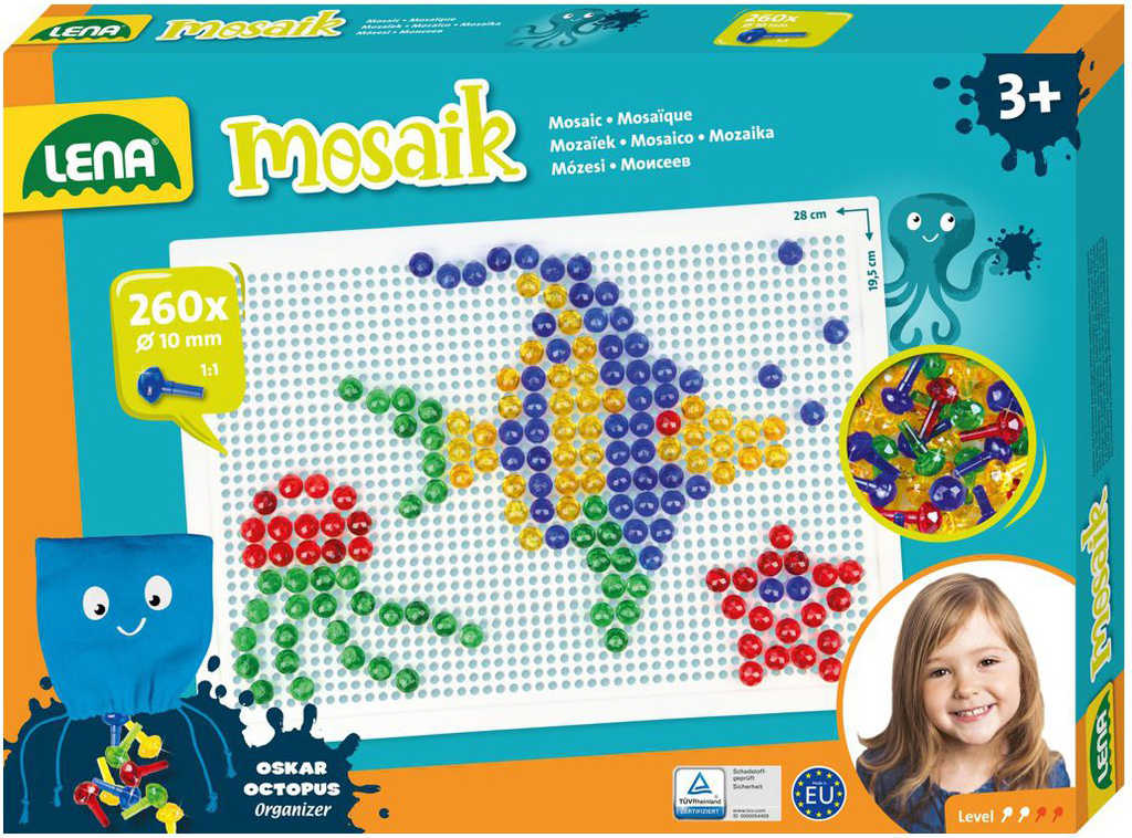 lena-mozaika-kloboucek-krystal-transparentni-1cm-set-260ks-s-podlozkou-v-krabici LENA Mosaik-Hütchen