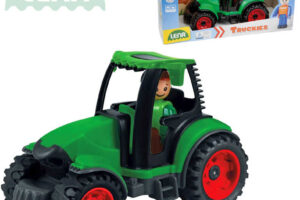 LENA Truckies Traktor 17 cm Set: Babyauto + Figur 01624 Kunststoff