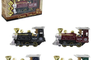 Retro-Dampflokomotive