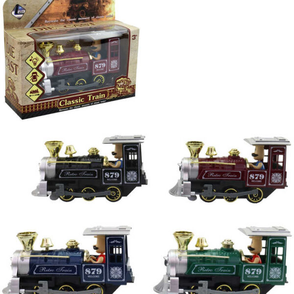 Retro-Dampflokomotive