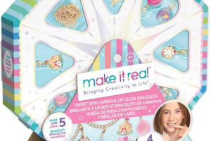MAKE IT REAL Sweet Spin Carnival Kreativset zum Basteln von Armbändern mit Lipgloss