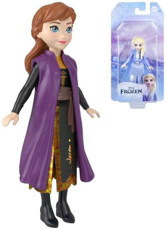 mattel-disney-panenka-anna-elsa-9cm-frozen-ledove-kralovstvi-2-druhy MATTEL Disney-Puppe Anna / Elsa 9 cm Frozen (Das Eiskönigreich) 2 Varianten