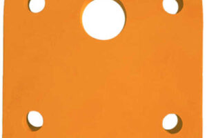 MATUŠKA-DENA Schwimmhilfe Dena 48x30cm orangefarbene Schwimmplatte