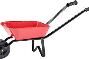 MERKUR Kinder-Sandschaufel rot-schwarz Metallschaufel für Sand