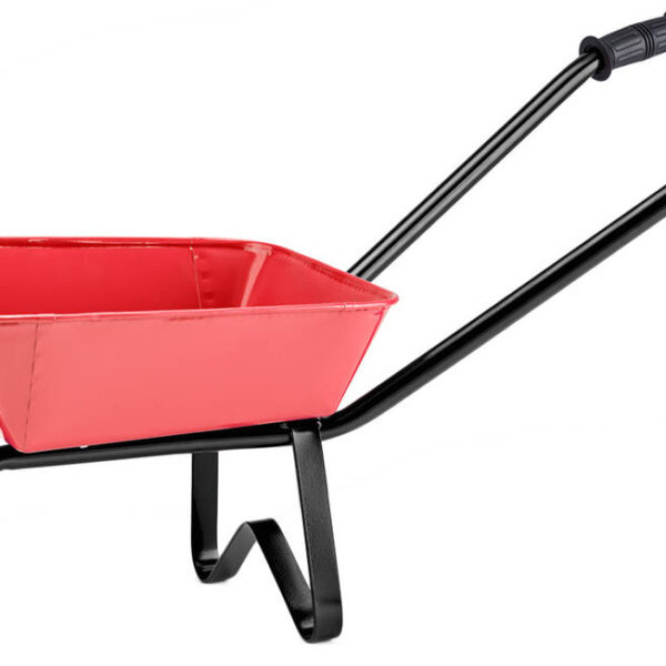 MERKUR Kinder-Sandschaufel rot-schwarz Metallschaufel für Sand