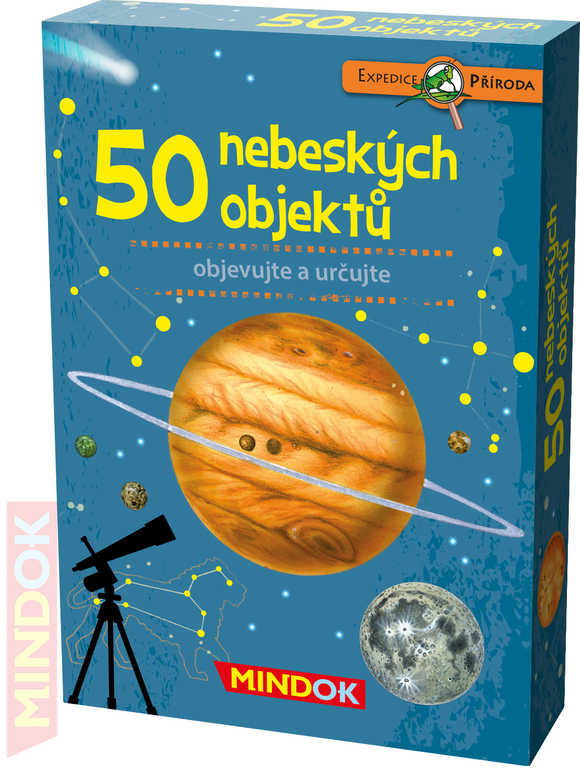 mindok-hra-kvizova-expedice-priroda-50-nebeskych-objektu-naucna MINDOK Quizspiel „Expedition Natur“: 50 Himmelsobjekte – Lernspiel