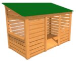 Monkey Kinderspielhaus – Eule – Grün