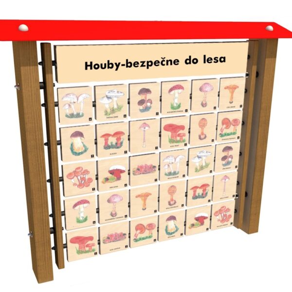 Monkeys Lernwandtafel Memory – Pilze – Sicher in den Wald