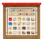 Monkeys Lerntafel Pexeso – Wohin mit dem Müll? für die Wand – Bild 2