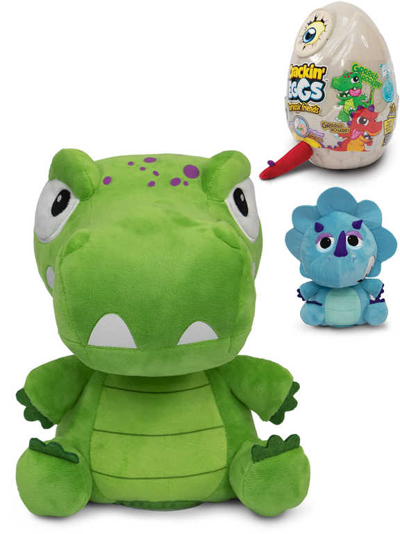 plys-dinosaurus-baby-ve-vajicku-na-baterie-zvuk-3-druhy PLÜSCH-Dinosaurier im Ei