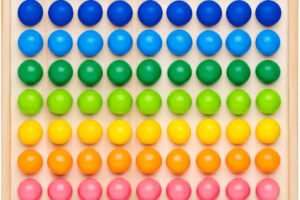 POPULAR DŘEVO Spiel mit Kugeln – Spieleset „