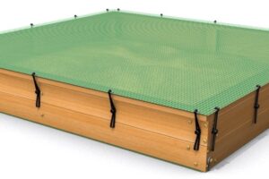 Monkey Sandkasten SMALL 2x2m aus Akazienholz