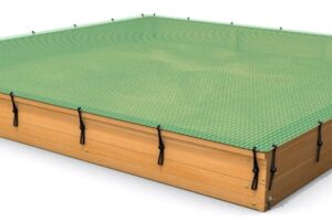Monkey Sandkasten SMALL 3×3 m aus Akazienholz