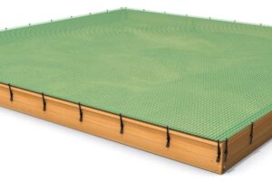 Monkey Sandkasten SMALL 5 × 5 m aus Akazienholz
