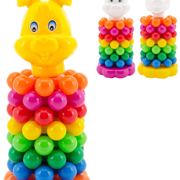 Pyramide mit Ringen zum Aufstecken