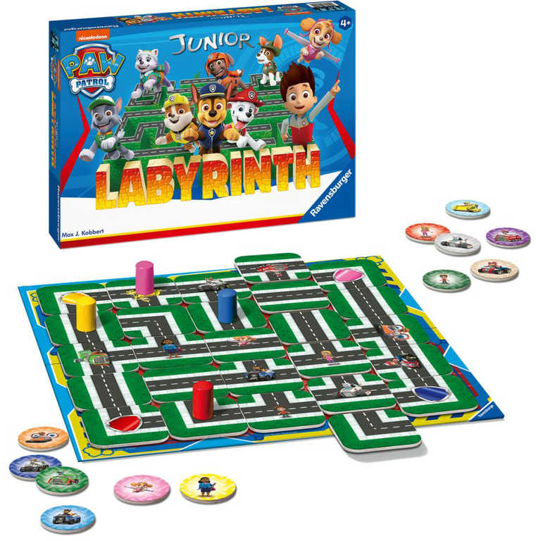 ravensburger-hra-labyrinth-junior-tlapkova-patrola RAVENSBURGER Spiel „Labyrinth Junior – Paw