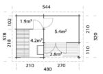 Sauna Sanna 11,5 m² – Bild 4