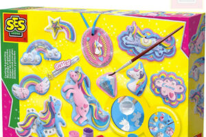 SES CREATIVE Gipsabguss- und Malset mit Einhorn-Formen