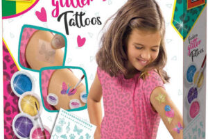 SES CREATIVE Glitzertattoo-Set für Mädchen
