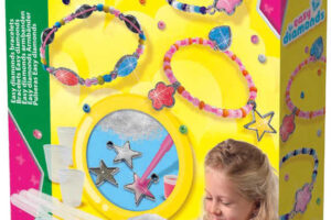 SES CREATIVE Kreativ-Set zum Basteln von Armbändern mit Diamanten in der Box