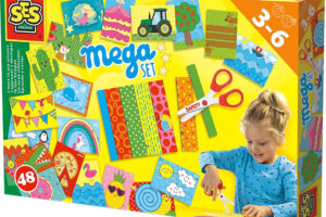 SES CREATIVE Kreatives Mega-Set zum Ausschneiden mit Schere im Karton