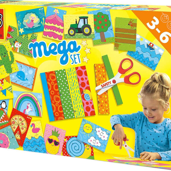 SES CREATIVE Kreatives Mega-Set zum Ausschneiden mit Schere im Karton