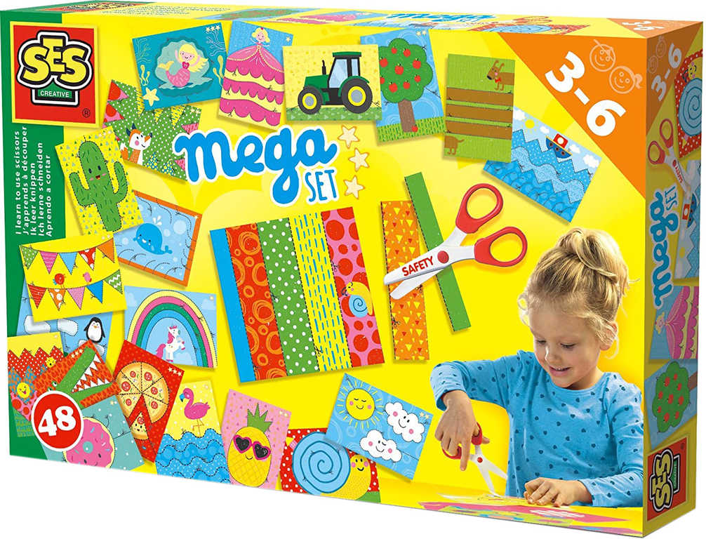 ses-creative-vystrihovani-kreativni-mega-set-s-nuzkami-v-krabici SES CREATIVE Kreatives Mega-Set zum Ausschneiden mit Schere im Karton