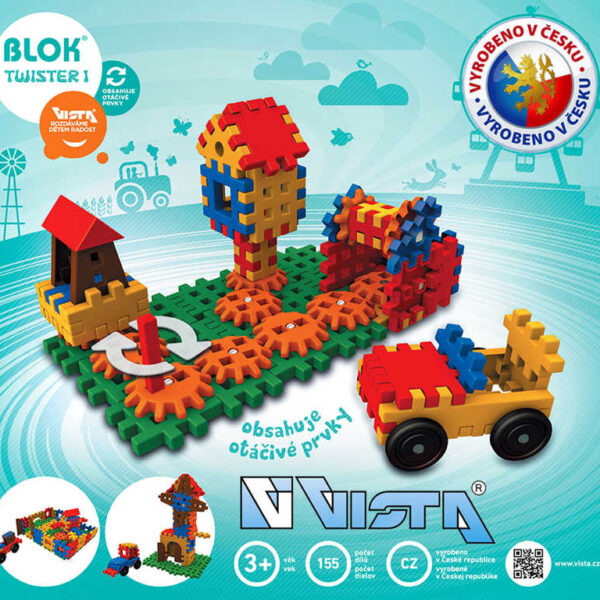 SEVA BLOK Twister 1 Kunststoff-BAUSATZ 155 Teile