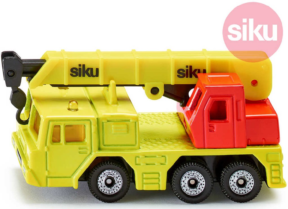 siku-autojerab-hydraulicky-kovovy-1326 SIKU Hydraulischer Kranwagen aus Metall 1326