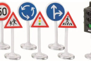 SIKU World Ampeln + Verkehrszeichen-Set