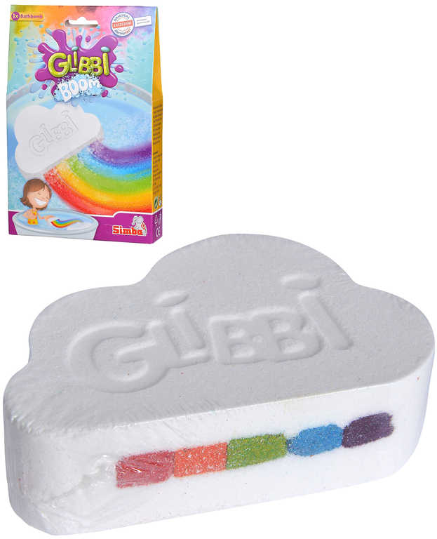 simba-glibbi-boom-duha-sumiva-bomba-do-vody-do-koupele SIMBA Glibbi Boom Regenbogen-Sprudelbadebombe