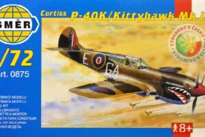 SMĚR Modellflugzeug Curtiss P 40 K 1:72 (Flugzeugbausatz)