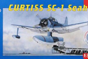 SMĚR Modellflugzeug Curtiss SC1 Seahawk 1:72 (Flugzeugbausatz)